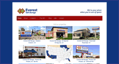 Desktop Screenshot of everestselfstorage.com