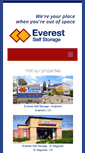 Mobile Screenshot of everestselfstorage.com
